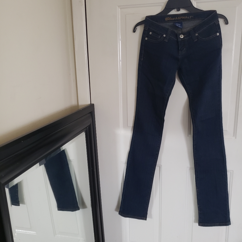 Blue Asphalt Womens Blue Jeans